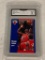 MICHAEL JORDAN 1991 Fleer Basketball Card Graded 8 NM-MT