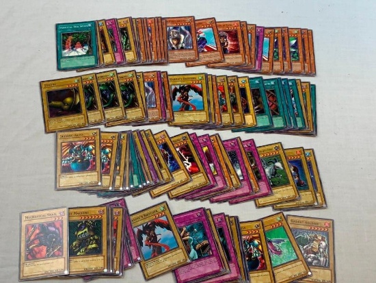 Lot of 100 Random YU-GI-OH Trading Game Cards
