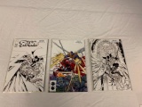 Lot of 3 SPAWN B/W Variant Cover Comics #299 and (2) #300