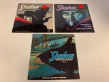 THE SHADOW Original Radio Broadcasts Volume 1-3 Vinyl Album Records