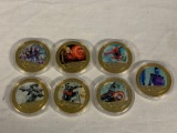 Set of 7 Marvel THE AVENGERS Limited Edition Tokens Coins