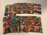 1995 DC versus vs Marvel Comics Trading Cards COMPLETE BASE SET #1-100 - Fleer