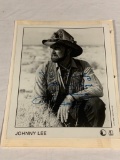 JOHNNY LEE country music singer AUTOGRAPH Photo