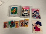 Lot of ANIME Player Cards and erasers
