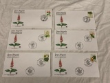 United Nations 1990 MEDICINAL PLANTS Set of 6 First Day Covers