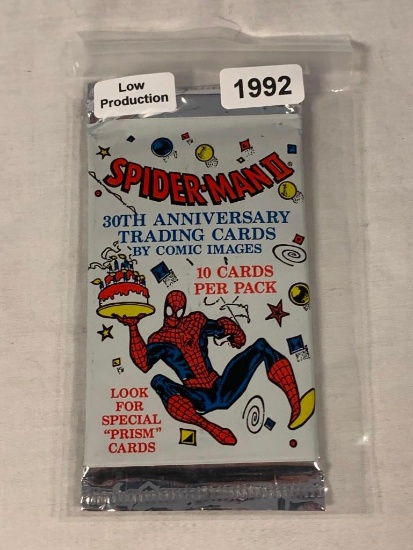 1992 Comic Images SPIDER-MAN Sealed Pack Of Prism Cards Low Production