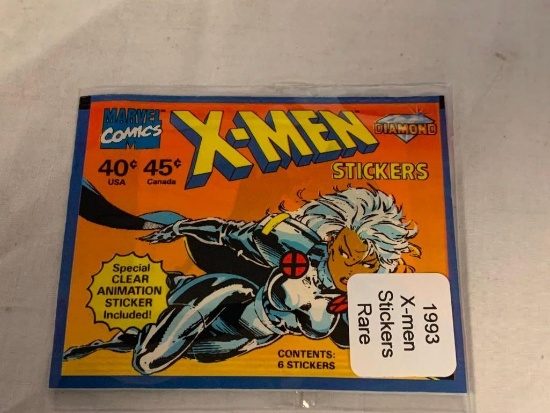 1993 Marvel Comics X-MEN Sealed Pack of Stickers RARE