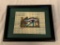 Genuine Hand Painted Egyptian Art on Papyrus Egypt Framed Signed by Artist