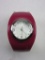 Quartz Stainless Steel Wrist Watch with Neon Pink Band 3