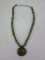 Green Stone/Crystal Necklace 20