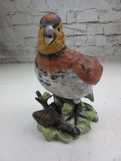 ROYAL CROWN Ceramic Decorative Bird by J. Byron 7.5" Tall