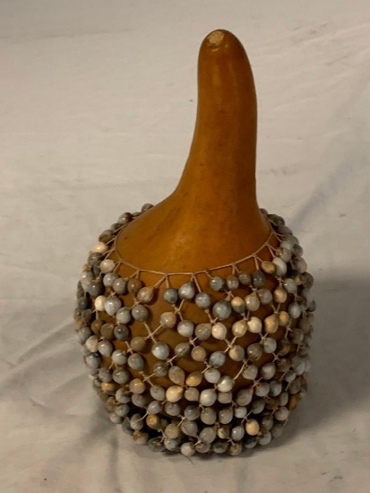 The shekere West African percussion instrument