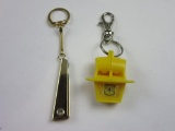 Pair of U.S. Forest Service Whistle and Multitool Outdoors Keychains