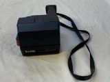 Vintage Polaroid Sun 660 Autofocus Instant 600 Flash Camera with Strap