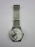 WoMaGe Silver Stainless Steel Unisex Watch 7.5