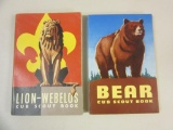 Pair of 1954 Cub Scout WEBELOS/BEARS Handbooks