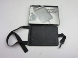 Black Faux Leather SECUTIRY SHOULDER WALLET 8