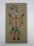 'Coyote God' Navajo Sand Painting 13