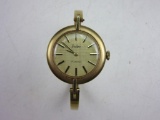 PEDRE 17 Jewels Stainless Back Gold Toned Women's Wrist Watch 2.5