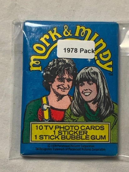 1978 MORK & MINDY Unopened Pack of Trading Cards SEALED Robin Williams