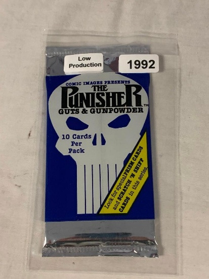 1992 Comic Images THE PUNISHER Sealed Pack Of Prism Cards Low Production