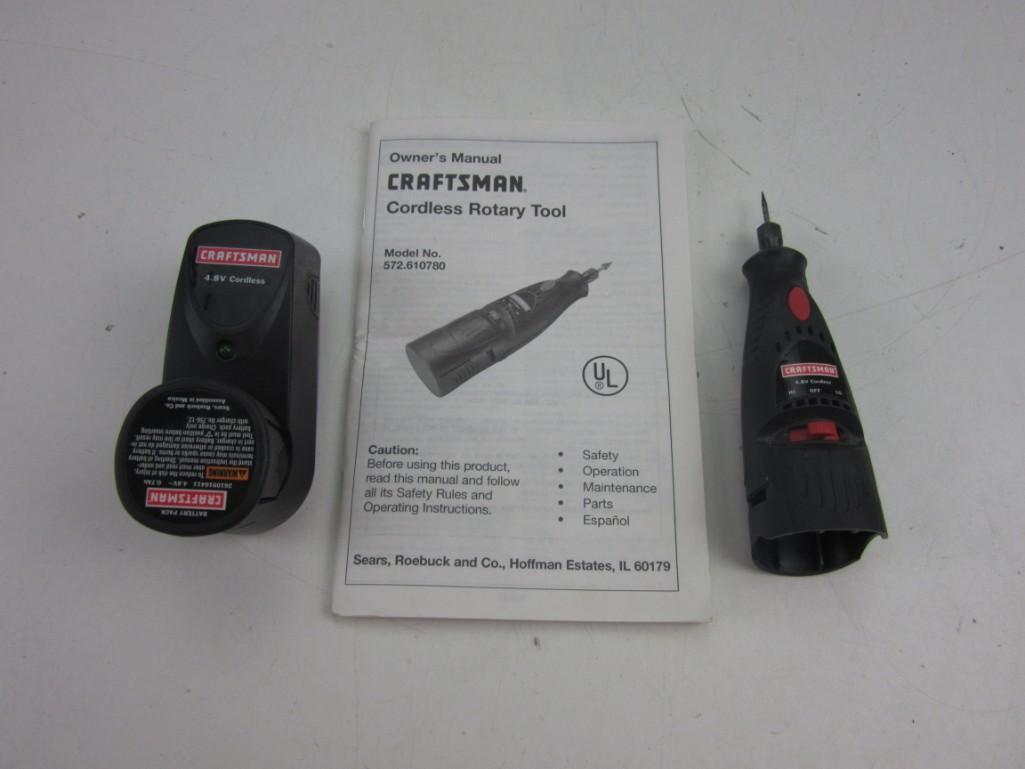 CRAFTSMAN Cordless Rotary Tool Model 572.610780 Proxibid