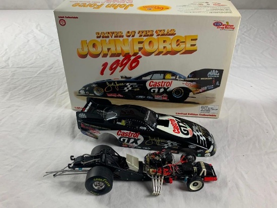 JOHN FORCE 1997 Driver of The Year 1:24 scale Mustang T/ F Funny Car Diecast AUTOGRAPH