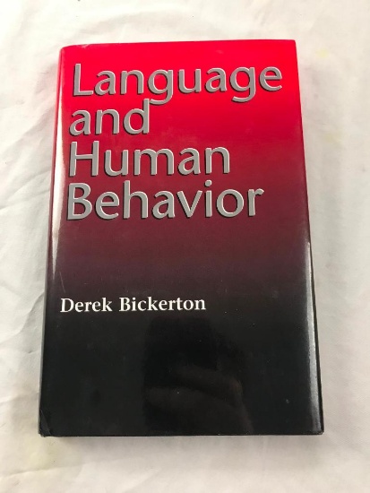 1995 "Language and Human Behavior" by David Bickerton HARDCOVER