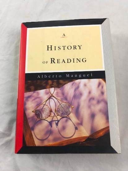 1996 "A History of Reading" by Alberto Manguel HARDCOVER