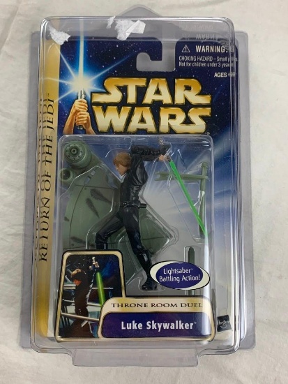 STAR WARS Return Of The Jedi LUKE SKYWALKER Throne Room Duel Action Figure NEW 2003 MOC