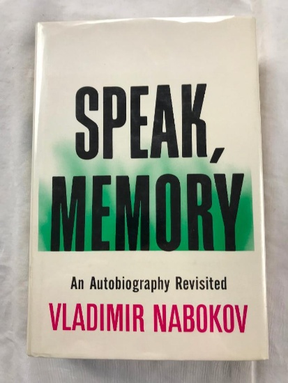 1951 "Speak, Memory: An Autobiography Revisited" by Vladimir Nabokov HARDCOVER