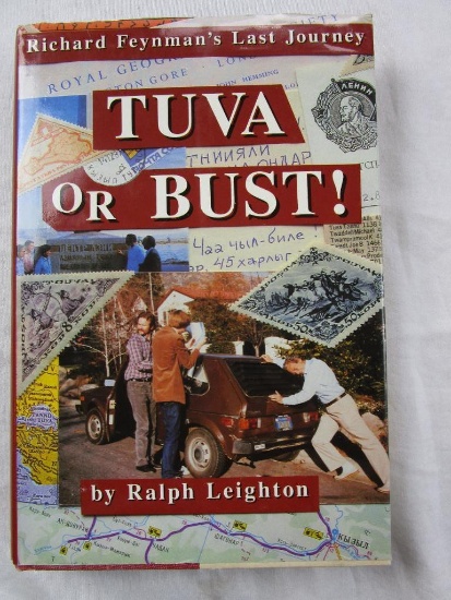Lot of 2 Books: 1991 "Tuva or Bust" by Ralph Leighton & 2002 "Dostoevkii" by W.J. Leatherbarrow