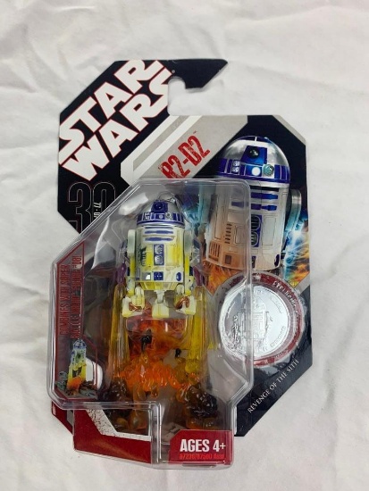 Star Wars 30th Anniversary R2-D2 Action Figure with Coin NEW Revenge Of The Sith