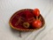 Mexican sombrero with 2 hand Painted Maracas