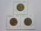 Lot of Three 2000-D B/UNC Sacagawea Dollar Coins