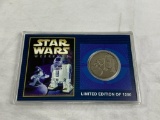 DISNEY STAR WARS WEEKEND COIN Limited Edition 1200 Sorcerer Mickey Mouse R2-D2