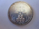 One Troy Oz .999 Fine Silver Bullion Round World Trade Universaro 1972