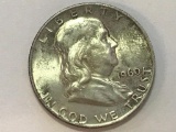 1960D Franklin Half Dollar 90% Silver