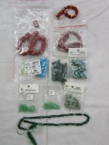 Lot of stone and turquoise beads for making unique jewelry