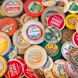 Large Lot of Vintage Milk Lids With or Without a Magnet Attached to the Backs