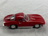 Red 1950's Corvette Hardtop Diecast Car