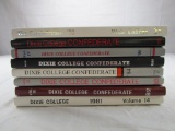 Lot of 8 Dixie State College Confederate Yearbooks