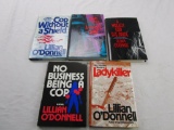 Lot of 5 crime novels by Lillian O'Donnell HARDCOVER