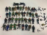 Lot of 41 GI JOE Action Figures with weapons