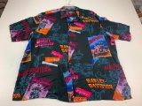 Harley Davidson Motorcycle button up Short Sleeve shirt size 3XL