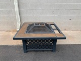 Wood Burning Outdoor Fire Pit with Lid
