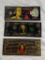 Lot of 3 Plated Foil Novelty Notes Gold Banknotes $2, $1 and $100