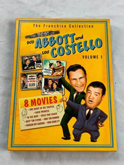 The Best of Bud Abbott Lou Costello Volume 1 DVD Set 2 Disc 8 Movies