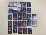 Lot of 27 2020-21 Panini Prizm Basketball BLUE PRIZM Insert Cards with STARS
