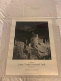 Timothy O. Sutherland SIGNED Cliff Palace Mesa Verde National Park Colorado Poster 1995
